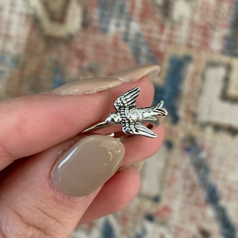 🕊Sterling Silver Bird Ring - ADJUSTABLE